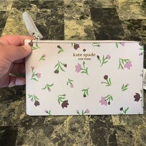 Kate Spade Floral Wristlet, NWT